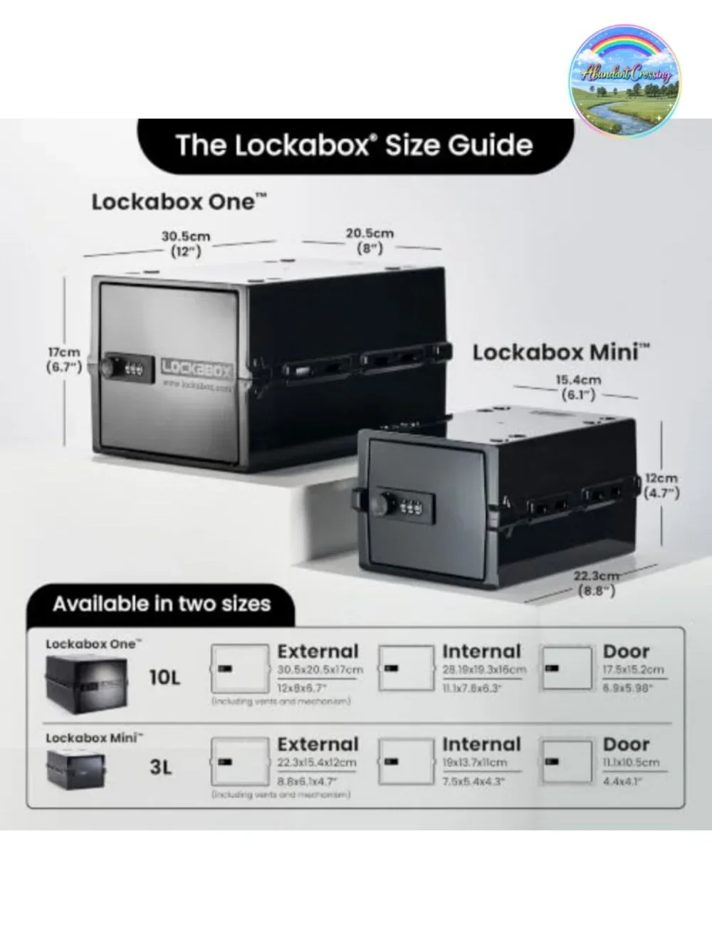 Lockable Storage Box for Food, Medicine Valuables - Food Grade Polycarbonate